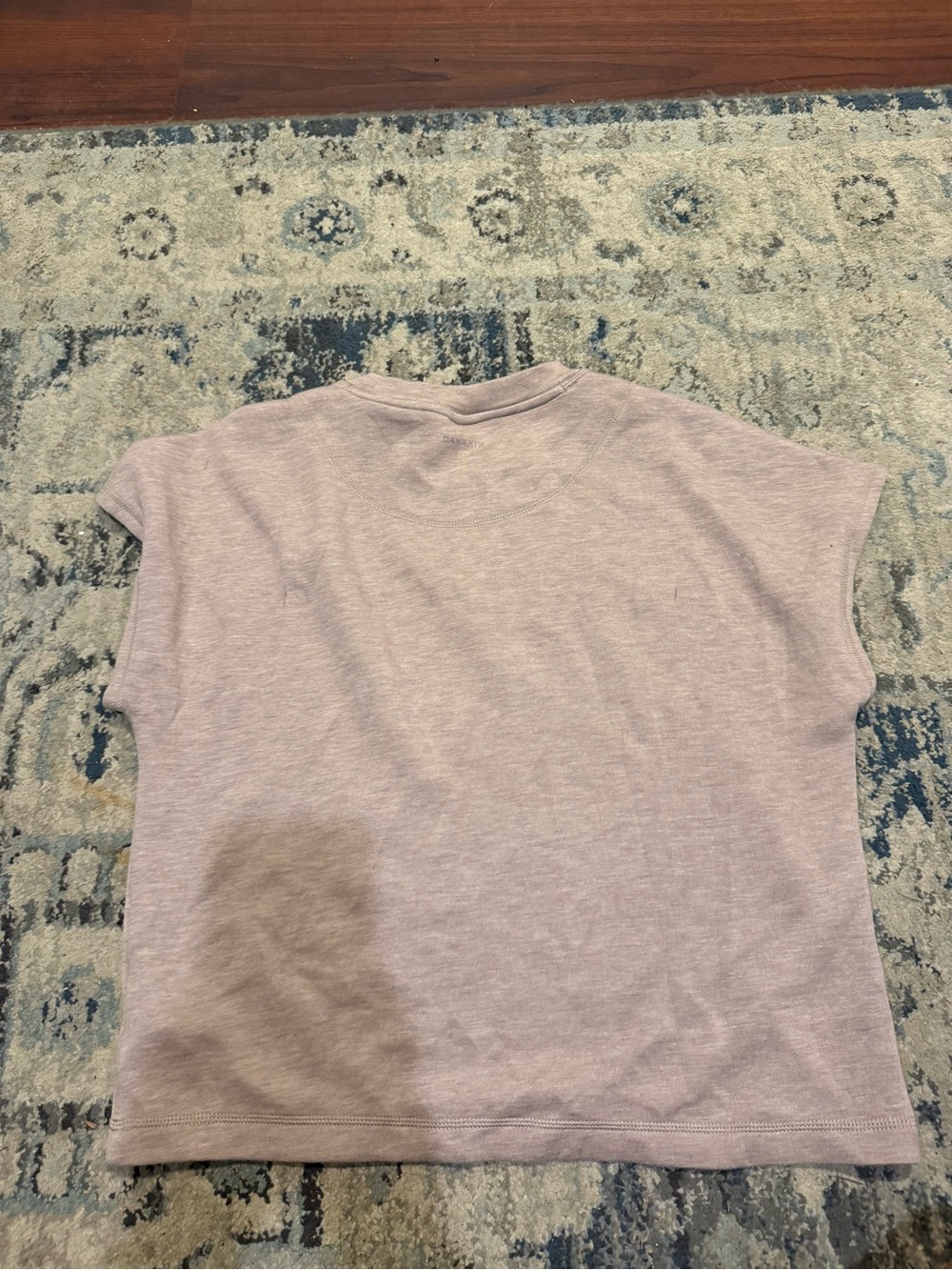 Casual Boxy Tee in Light Mauve